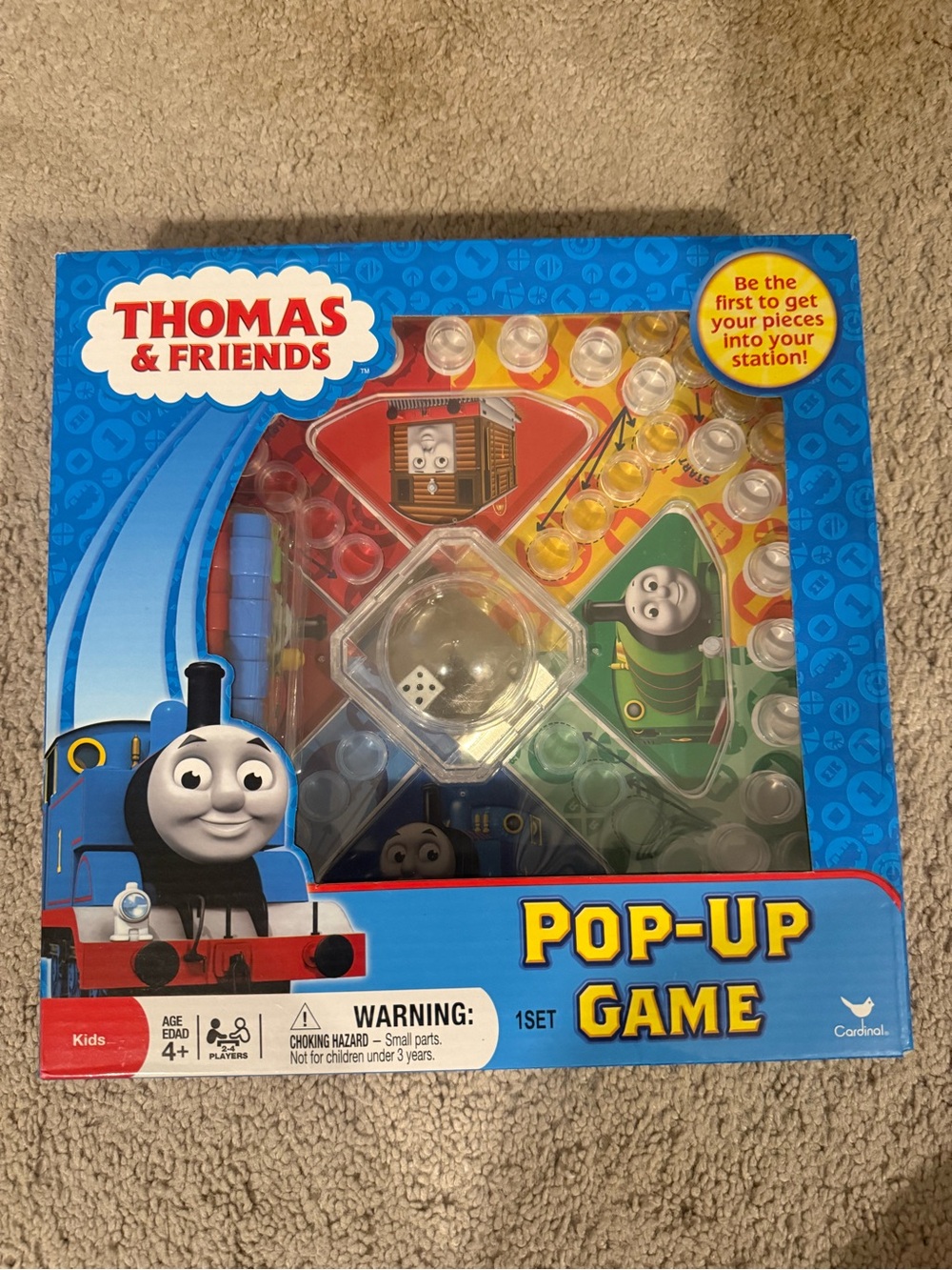 Thomas & Friends Pop-Up Game - Blue, Red, Green, Yellow